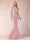 Sheath/Column Scoop Long Sleeves Floor-Length Mother of the Bride Dresses with Rhinestone