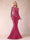 Sheath/Column Scoop Long Sleeves Floor-Length Mother of the Bride Dresses with Rhinestone