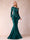 Sheath/Column Scoop Long Sleeves Floor-Length Mother of the Bride Dresses with Rhinestone