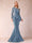 Sheath/Column Scoop Long Sleeves Floor-Length Mother of the Bride Dresses with Rhinestone