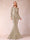 Sheath/Column Scoop Long Sleeves Floor-Length Mother of the Bride Dresses with Rhinestone
