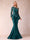 Sheath/Column Scoop Long Sleeves Floor-Length Mother of the Bride Dresses with Rhinestone