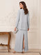 Jumpsuit Scoop Long Sleeves Ankle-Length Mother of the Bride Dresses with Jacket