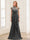 Sheath/Column Scoop Sleeveless Floor-Length Mother of the Bride Dresses with Lace & Applique