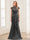 Sheath/Column Scoop Sleeveless Floor-Length Mother of the Bride Dresses with Lace & Applique