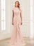 Sheath/Column Scoop Sleeveless Floor-Length Mother of the Bride Dresses with Lace & Applique