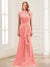 Sheath/Column Scoop Sleeveless Floor-Length Mother of the Bride Dresses with Lace & Applique