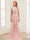 Sheath/Column Scoop Sleeveless Floor-Length Mother of the Bride Dresses with Lace & Applique