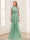 Sheath/Column Scoop Sleeveless Floor-Length Mother of the Bride Dresses with Lace & Applique