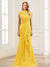 Sheath/Column Scoop Sleeveless Floor-Length Mother of the Bride Dresses with Lace & Applique
