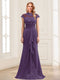 Sheath/Column Scoop Sleeveless Floor-Length Mother of the Bride Dresses with Lace & Applique