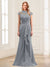 Sheath/Column Scoop Sleeveless Floor-Length Mother of the Bride Dresses with Lace & Applique