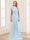Sheath/Column Scoop Sleeveless Floor-Length Mother of the Bride Dresses with Lace & Applique