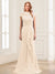 Sheath/Column Scoop Sleeveless Floor-Length Mother of the Bride Dresses with Lace & Applique