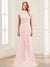 Sheath/Column Scoop Sleeveless Floor-Length Mother of the Bride Dresses with Lace & Applique
