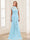 Sheath/Column Scoop Sleeveless Floor-Length Mother of the Bride Dresses with Lace & Applique