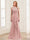 Sheath/Column Scoop Sleeveless Floor-Length Mother of the Bride Dresses with Lace & Applique