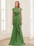 Sheath/Column Scoop Sleeveless Floor-Length Mother of the Bride Dresses with Lace & Applique
