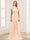 Sheath/Column Scoop Sleeveless Floor-Length Mother of the Bride Dresses with Lace & Applique