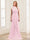 Sheath/Column Scoop Sleeveless Floor-Length Mother of the Bride Dresses with Lace & Applique