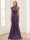 Sheath/Column Scoop Sleeveless Floor-Length Mother of the Bride Dresses with Lace & Applique
