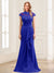 Sheath/Column Scoop Sleeveless Floor-Length Mother of the Bride Dresses with Lace & Applique