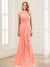 Sheath/Column Scoop Sleeveless Floor-Length Mother of the Bride Dresses with Lace & Applique