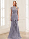 Sheath/Column Scoop Sleeveless Floor-Length Mother of the Bride Dresses with Lace & Applique