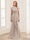 Sheath/Column Scoop Sleeveless Floor-Length Mother of the Bride Dresses with Lace & Applique