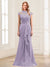 Sheath/Column Scoop Sleeveless Floor-Length Mother of the Bride Dresses with Lace & Applique