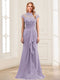 Sheath/Column Scoop Sleeveless Floor-Length Mother of the Bride Dresses with Lace & Applique