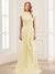 Sheath/Column Scoop Sleeveless Floor-Length Mother of the Bride Dresses with Lace & Applique