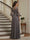 A-Line/Princess Scoop 3/4 Sleeves Floor-Length Mother of the Bride Dresses with Lace & Applique