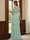 Sheath/Column V-Neck Half Sleeves Floor-Length Mother of the Bride Dresses with Lace & Applique