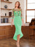 Sheath/Column Scoop Half Sleeves Tea-Length Mother of the Bride Dresses with Floral Appliques