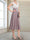 A-Line/Princess Cap Sleeves V-Neck Tea-Length Mother of the Bride with Appliques