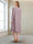 A-Line/Princess Long Sleeves Scoop Tea-Length Mother of the Bride with Sequins & Beading