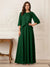 A-Line/Princess Half Sleeves Scoop Floor-Length Mother of the Bride Dresses with Appliques & Sequins