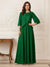 A-Line/Princess Half Sleeves Scoop Floor-Length Mother of the Bride Dresses with Appliques & Sequins