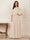 A-Line/Princess Half Sleeves Scoop Floor-Length Mother of the Bride Dresses with Appliques & Sequins