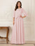 A-Line/Princess Half Sleeves Scoop Floor-Length Mother of the Bride Dresses with Appliques & Sequins