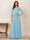 A-Line/Princess Half Sleeves Scoop Floor-Length Mother of the Bride Dresses with Appliques & Sequins