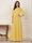 A-Line/Princess Half Sleeves Scoop Floor-Length Mother of the Bride Dresses with Appliques & Sequins