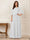 A-Line/Princess Half Sleeves Scoop Floor-Length Mother of the Bride Dresses with Appliques & Sequins