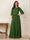 A-Line/Princess Half Sleeves Scoop Floor-Length Mother of the Bride Dresses with Appliques & Sequins