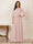A-Line/Princess Half Sleeves Scoop Floor-Length Mother of the Bride Dresses with Appliques & Sequins