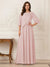 A-Line/Princess Half Sleeves Scoop Floor-Length Mother of the Bride Dresses with Appliques & Sequins