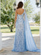 Trumpet/Mermaid One-Shoulder Sleeveless Long Prom Dresses with Appliques & Split Side