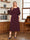 A-Line/Princess Scoop Half Sleeves Tea-Length Ruched Mother of the Bride with Beading & Cape