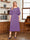 A-Line/Princess Scoop Half Sleeves Tea-Length Ruched Mother of the Bride with Beading & Cape
